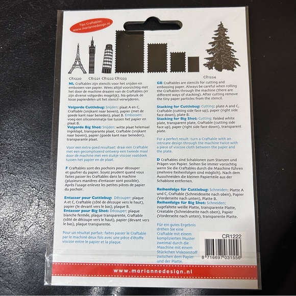 Marianne Design Craftables Cutting Die - Tower of Pisa - Picture 2 of 2